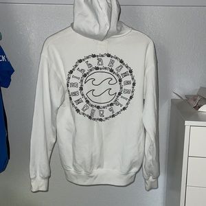 White billabong hoodie